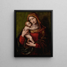 Vierge à l'Enfant - Giovanni Pietro Rizzi Pedrini — inramlat konstverk på väggen