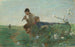 Idylle - Giovanni Segantini — vy av konstverket