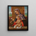 La Vierge à l'Enfant, un paysage au-delà - Giovanni Speranza — inramlat konstverk på väggen