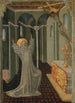 Sankt Katarina av Siena som mottar stigmata - Giovanni di Paolo — vy av konstverket