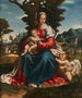 La Vierge à l’Enfant avec saint Jean - Baptiste dans un paysage - Girolamo Alibrandi — vy av konstverket