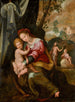 La Vierge à l'Enfant avec Noli Me Tangere Beyond - Girolamo Macchietti — vy av konstverket