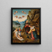 La Sainte Famille - Girolamo Marchesi — inramlat konstverk på väggen
