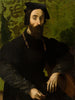 Portrait av en musiker - Girolamo Mazzola Bedoli — vy av konstverket