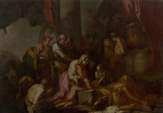 Giulio Carpioni - Liriope bringing Narcissus before Tiresias.webp