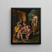 La Sainte Famille - Giulio Romano — inramlat konstverk på väggen