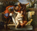 Suzanne et les vieillards - Giuseppe Bartolomeo Chiari — vy av konstverket