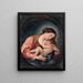 La Vierge à l'Enfant - Giuseppe Bonati — inramlat konstverk på väggen