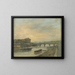Le Palais Bourbon et le pont Louis XVI, pont de la Concorde - Giuseppe Canella — inramlat konstverk på väggen