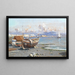 La Baie de Naples - Giuseppe Carelli — inramlat konstverk på väggen
