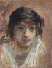 Tête de femme - Giuseppe Cominetti — vy av konstverket