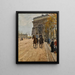 L'Arc de Triomphe Paris - Giuseppe De Nittis — inramlat konstverk på väggen