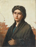 Portrait av en flicka - Giuseppe Ghedina — vy av konstverket