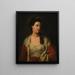 Portrait d'une dame - Giuseppe Marchi — inramlat konstverk på väggen