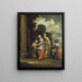La Visitation - Giuseppe Maria Crespi — inramlat konstverk på väggen