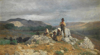 Giuseppe Palizzi - Tending the herd.webp