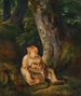 Les Trois Singes - Giuseppe Penuti — vy av konstverket