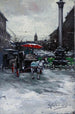 stadsbild med vagn - Giuseppe Solenghi — vy av konstverket