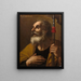 Saint Jude Thaddée - Giuseppe Vermiglio — inramlat konstverk på väggen