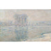 Reproduktion av målningen Glaçons, Effet Blanc - Claude Monet