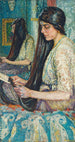 La sœur de l'artiste Maria - Gladys Dorothy Davison — vy av konstverket
