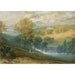 Reproduktion av målningen Gledhow Hall, Yorkshire - Joseph Mallord William Turner