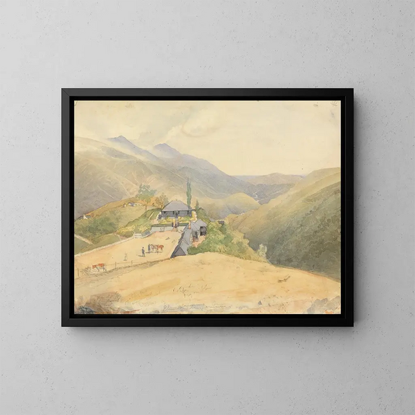 Mont Clifton - Godfrey Thomas Vigne — inramlat konstverk på väggen