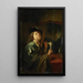 olika smaker - Godfried Schalcken — inramlat konstverk på väggen