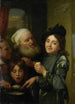 Chacun son goût - Godfried Schalcken — vy av konstverket