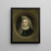 Portrait de Josnia Parduyn 1642-1718 seconde épouse d'Aernout van Citters - Godfried Schalcken — inramlat konstverk på väggen