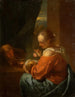 La Sainte Famille - Godfried Schalcken — vy av konstverket