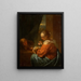 La Sainte Famille - Godfried Schalcken — inramlat konstverk på väggen