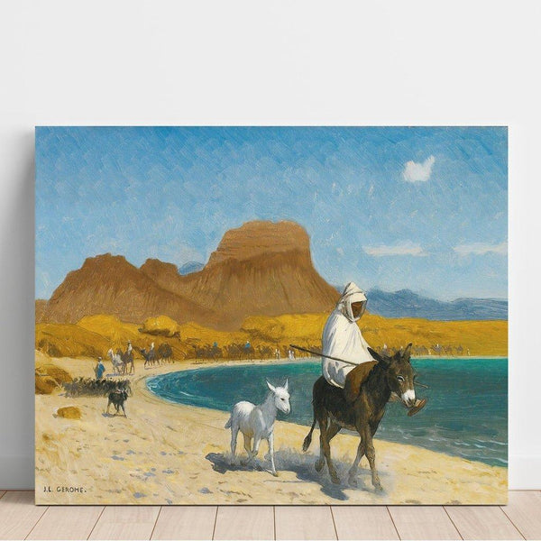 Reproduktion av målningen av Golfe d'akaba - Jean-Léon Gérôme