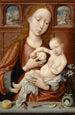 Jungfrun som ammar - Goossen van der Weyden — vy av konstverket