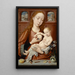 Jungfrun som ammar - Goossen van der Weyden — inramlat konstverk på väggen