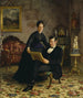M. Robert Constantin och fru Maria Eleonora Berggren - Gottfrid Virgin — vy av konstverket