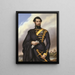 Charles XV 1826-1872 Kung av Sverige - Gotthelf Rudolf Asel — inramlat konstverk på väggen