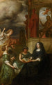 Allégorie till minne av stathouder Frederik Hendrik 1584-1647 med ett porträtt av hans änka Amalia de Solms-Braunfels 1602-1675 - Govert Flinck — vy av konstverket