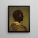 Tête d'un homme noir - Govert Flinck — inramlat konstverk på väggen