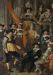 officerare och andra civila vakter i Amsterdams 1700-talets distrikt under befäl av kapten Albert Bas och löjtnant Lucas Conijn - Govert Flinck — vy av konstverket