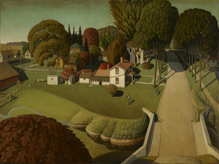 Grant Wood - The Birthplace of Herbert Hoover West Branch Iowa.webp