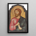 Saint Jacques le Majeur - Grifo di Tancredi — inramlat konstverk på väggen