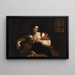 Caritas Romana - Guercino — inramlat konstverk på väggen