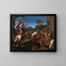 Erminia och herdarna - Guercino — inramlat konstverk på väggen