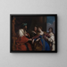 Esther framför Assuérus - Guercino — inramlat konstverk på väggen