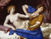 Joseph och Potifars hustru - Guercino — vy av konstverket