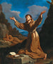 Saint François som mottar stigmata - Guercino — vy av konstverket