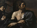 Saint Jean-Baptiste i fängelse besökt av Salomé - Guercino — vy av konstverket