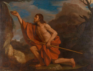 Guercino - Saint John the Baptist in the Wilderness.webp