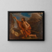 Saint Jean-Baptiste dans le désert - Guercino — inramlat konstverk på väggen